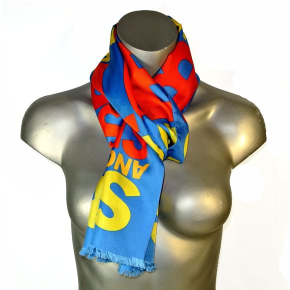 Vintage Marc Jacobs Sugar Scarf, 100% Silk, Long! - Picture 2 of 7